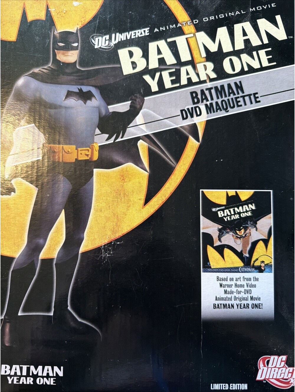 Batman Porcelain Maquette Year One DVD Animated Movie DC Collectibles Universe